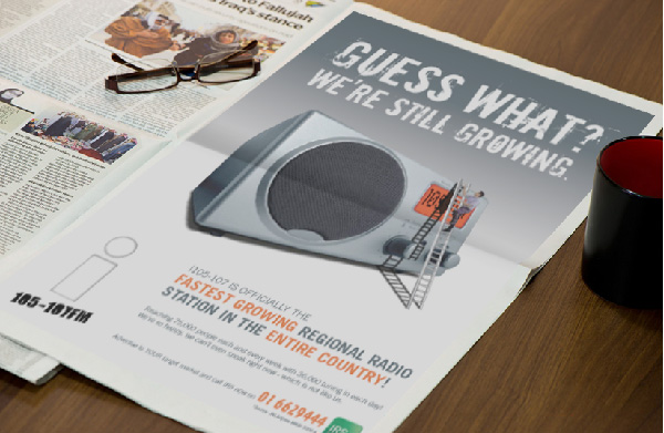 Press Ad for Listenership Figures
